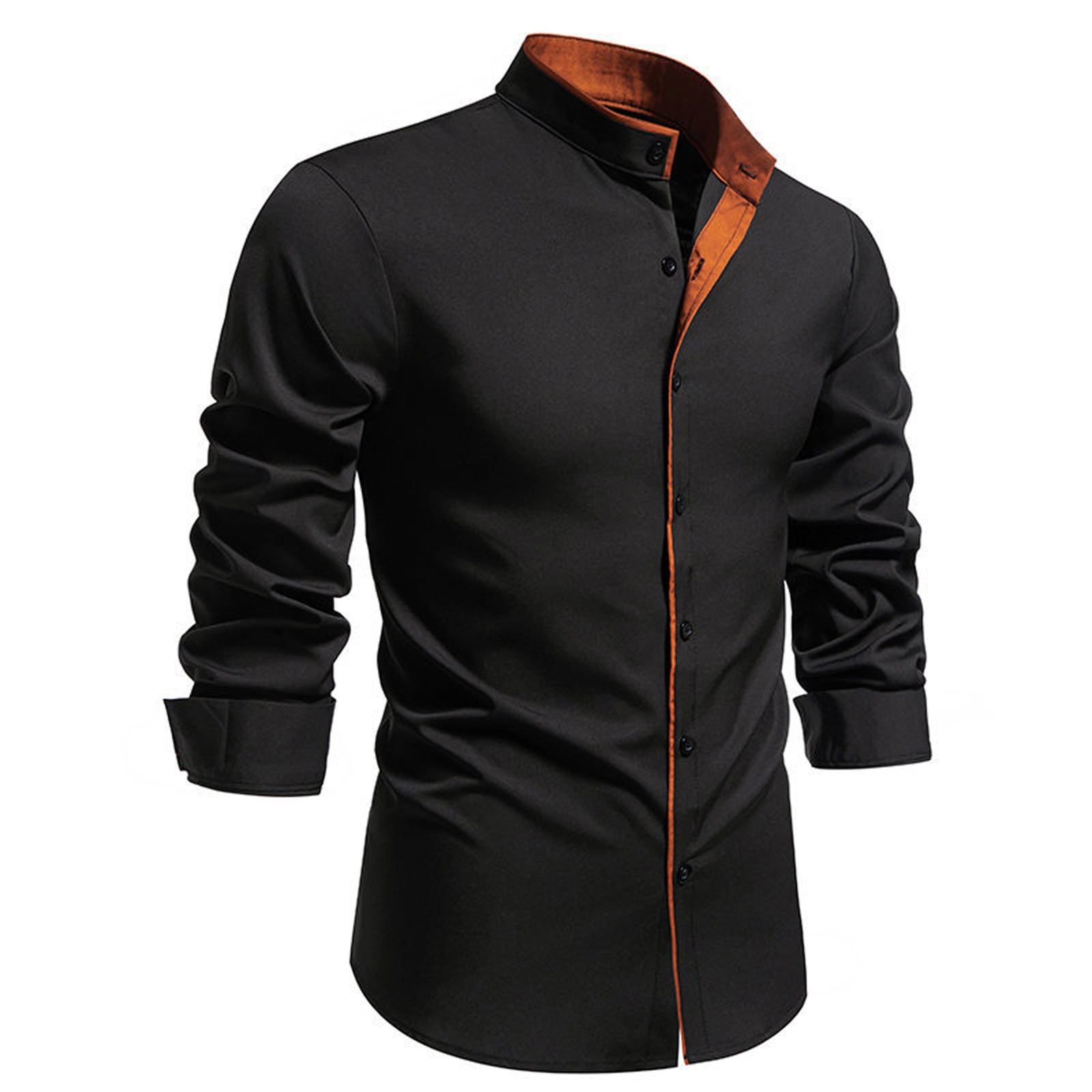 thumbnail image 2 of 2025 Camisa informal de manga larga para hombre: material resistente, diseño moderno, tallas reales, adecuada para el trabajo o las vacaciones, tallas S-XXL (todas las estaciones), 2 of 5